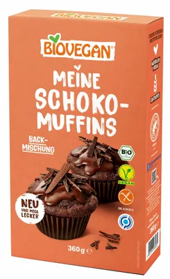 Obrázek produktu pro Biovegan Vegan Bezlepková moučná směs na Čokoládové muffiny (360g), 101473