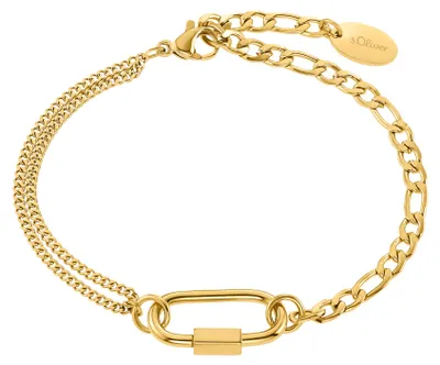 Produktbild von S.Oliver Armband Damen 203390 Edelstahl Gelbgold