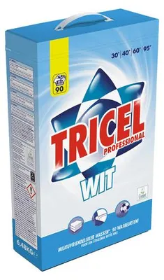 Produktbild von Tricel Waschpulver Weiß (6,48 kg)