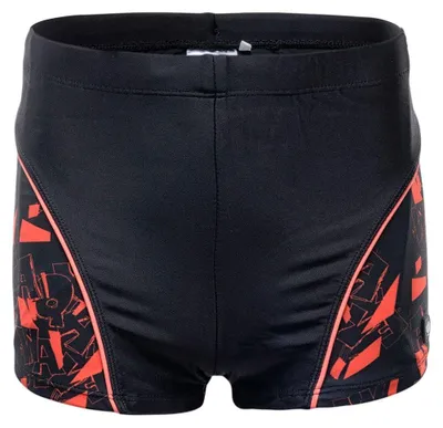 Produktbild von Aquawave - "Idaro" Badeshorts für Jungen IG1237 (158) (Schwarz/Papageientaucher Orange)