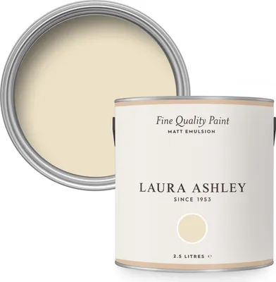 Produktbild von Laura Ashley Wandfarbe Matt Creamware 2,5 Liter 157x157cm