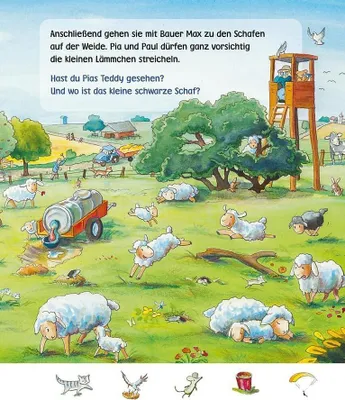 Zdjęcie produktu dla Unkaputtbar: Mein erstes Wimmelbuch: Auf dem Bauernhof