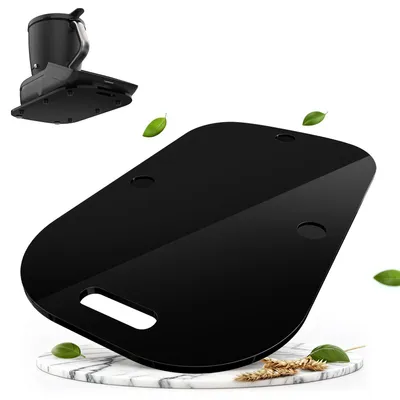Gleitplatte für Thermomix TM7, Acrylglas, schwarz, Zubehör