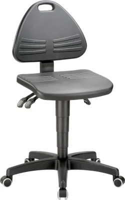 Produktbild von Bimos Arbeitsdrehstuhl Isitec mit Rollen Integralschaum Sitz-Höhe 430-600mm - 9608- 2000