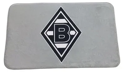 Produktbild von Borussia Mönchengladbach Badematte Fussball Grau