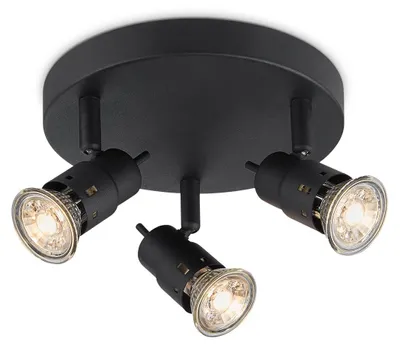 Produktbild von Besselink licht D901335-21, GU10, 3 Glühbirne(n), LED, 3000 K, Schwarz