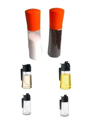 Produktbild von Salz‑ & Pfeffermühle 21 cm + Essig‑ & Öl‑Spender