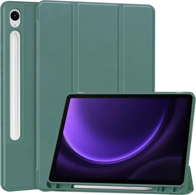 Produktbild von Bizon Case Tab Lizard Samsung Galaxy Tab S9 / S9 FE dunkelgrün