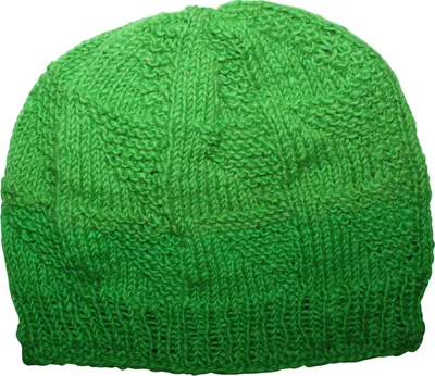 Produktbild von Wollmütze - grün - warme Strickmütze