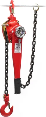 Immagine prodotto di Paranco a catena Wiltec con capacità di carico di 1500 kg e lunghezza della catena di 1,5 m, sollevamento semplice del carico, blocco a puleggia, paranco a cavo, gru manuale, argano manuale a cavo, ecc. per uso forestale e in officina