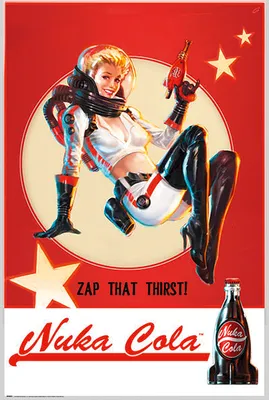 Zdjęcie produktu dla Plakat Fallout 4 Nuka Cola I 61x91.5cm