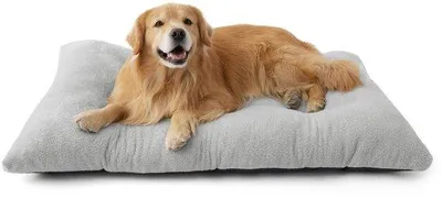 Produktbild von XXL Hundekissenbett, kalmernde Hundematratze, antirutsch, grau, 119x74x8cm, extra groß