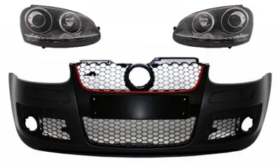 Produktbild von Stoßstange Scheinwerfer für VW Golf 5 V 03-07 Jetta 05-10 GTI Look Kühlergrill.