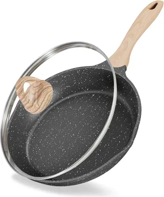 Produktbild von JEETEE Pfannenset 3-teilig 20 24 28 cm Induktion geeignet Grey Antihaftbeschichtung