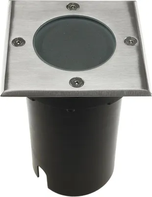 Produktbild von ChiliTec 21040 Bodenleuchte "BEL Uni Q" 10x10x14cm, IP65, GU10 Fassung, 4eckig