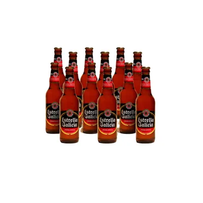 Produktbild von Estrella Galicia Spanisches Bier  12 x 33cl