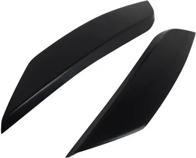 Image de 1 paire de paupières noires non peintes pour phares avant Couvre-sourcils pour Nissan 350Z 2 portes 2003-08