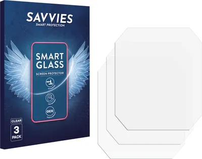 Produktbild von 3x Savvies Schutzglas Folie für Rollme Edge 9H Panzer Schutzfolie Glas Displayschutz klar transparent