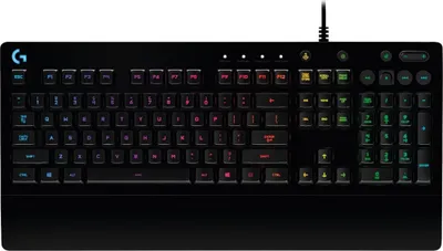 Productafbeelding van Logitech G 920-008090, Volledige grootte (100%), Kabel, USB, QWERTY-indeling, RGB LED-verlichting, Zwart