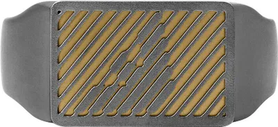 Produktbild von Emporio Armani Herren-Edelstahl-Signet-Ringe