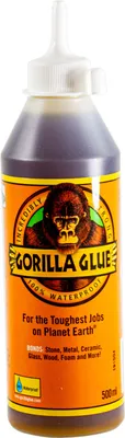 Produktbild von Gorilla Glue, Alleskleber für Holz | Metall | Glas | Stein | Putz uvm., Wasserfest, Größe:500 ml