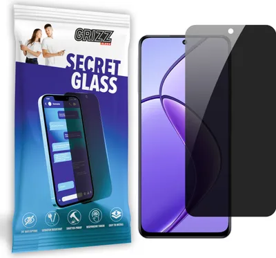 Zdjęcie produktu dla Szkło prywatyzujące GrizzGlass SecretGlass dla Realme 12 4G