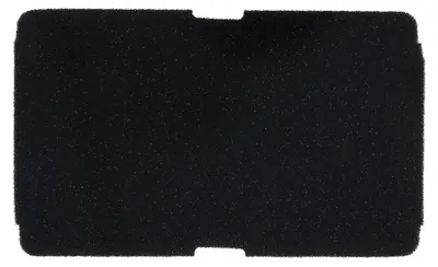 A black lint filter for a washing machine.