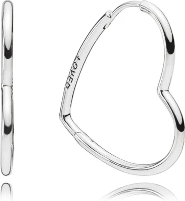 Produktbild von PANDORA JEWELRY Mod. ASYMMETRICAL HEART HOOP EARRINGS