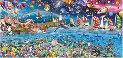 Produktbild von EDUCA Panoramapuzzle Life 3000 dlks