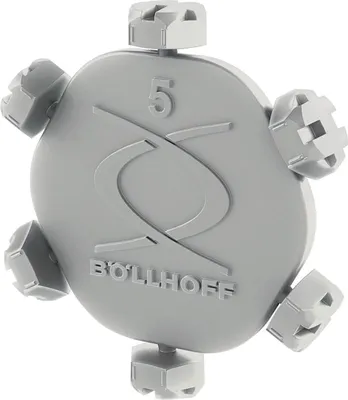 Produktbild von Parryplug Einschlagstopfen ISK SW 5 - Sicherheitsverschlussstopfen zur Sicherung von Schrauben, Kunststoff - 100 Stück