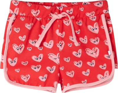 Produktbild von Kindershorts mit Kordelzug Rot 116