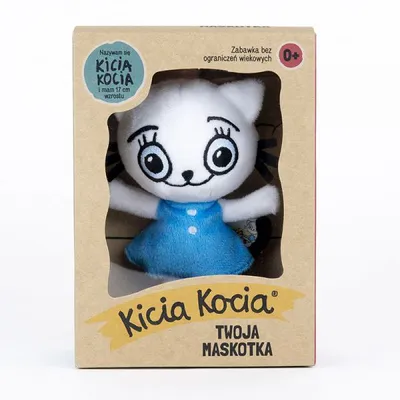 Zdjęcie produktu dla Kicia Kocia, maskotka, 17 cm, w opakowaniu