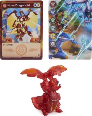 Obrázok produktu pre Bakugan BTB Nova Pack S5 1A Dragonoid Red GML, Hádzací vĺčik, 6 rok / roky