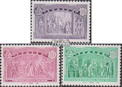 Produktbild von Briefmarken Italien 1992 Mi 2224-2226 postfrisch Entdeckung Amerikas