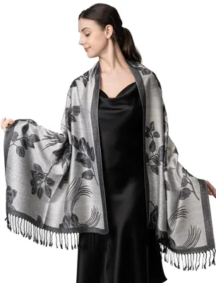 Productafbeelding van Omgoods - Pashmina Sjaal met Paisley Patroon en Kleurrijke Uiterlijk