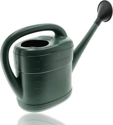 Produktbild von Gießkanne Gartengießkanne 10 Liter, grüne Gießkanne mit Sprühkopf, Kunststoff-Gartengießkanne für Pflanzen und Blumen – drinnen und draußen