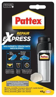 Produktbild von Pattex Reparaturmasse Repair Express Epoxidharz 48g wasserfest Innen Außen
