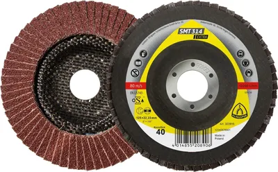 Produktbild von KLINGSPOR SMT314 Fächerscheibe 125mm P60 Schleifen