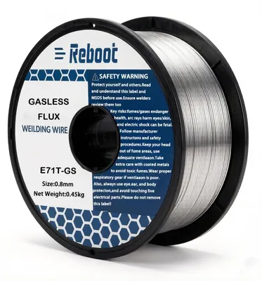 Obrázek produktu pro Drát pro svařování plynem E71T-GS, průměr 0,8 mm, hmotnost 0,45 kg