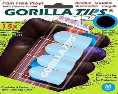 Produktbild von Gorilla Tips - Silikon Fingerschutz, Größe: M (51 - 57 mm)
