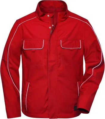 Produktbild von Workwear Softshell Light Jacket - SOLID - red, Gr. M