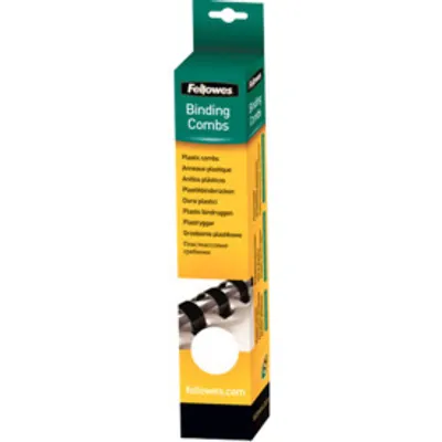 Produktbild von Fellowes Plastikbinderücken DIN A4 21 Ringe 12 mm weiß