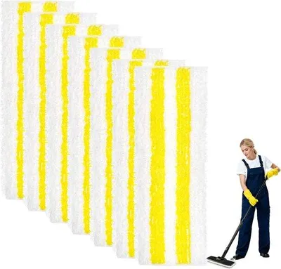 Produktbild von Famanu Microfasertücher - 6 Stück - geeignet für Dampfreiniger
