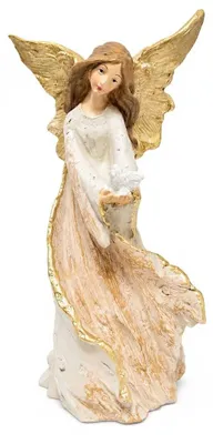 Image de Figurine Ange avec colombe, 22 cm - Art sacré