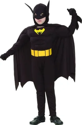 Produktbild von Superheld Fledermausmann Kostüm für Jungen L 10-12 Jahre (130-140 cm)