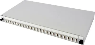 Produktbild von Tecline exertis Connect - Glasfaserkabelkiste - Hellgrau, RAL 7035 - 1U - 48.3 cm (19")