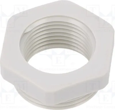 Productafbeelding van 1x Schroefdraadverlenger voor: binnendraad: M20, buitendraad: M25, type: 107 R, materiaal: PA (polyamide), artikelnummer: M25-20