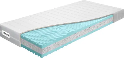 Produktbild von Schaum Matratze Benab Dream Hard 18 Matratze 120 x 200 cm H4 / H5 hart 18 cm hohe Schaum Matratzen, POE, PUR, Knoben, 7 Zonen
