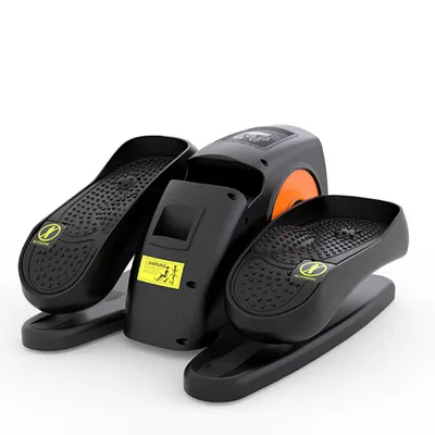 Imagen del producto de Entrenador elíptico eléctrico AIORBER, máquina de ejercicios para piernas, portátil, con pantalla, ideal para el desarrollo muscular y el entrenamiento de resistencia, color naranja