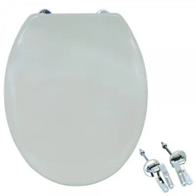 Produktbild von MSV 3700703949886, Verlängert, Harter Toilettensitz, Braun, Duroplast, 375 mm, 445 mm